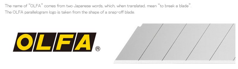 first olfa snap off blade invented in 1956