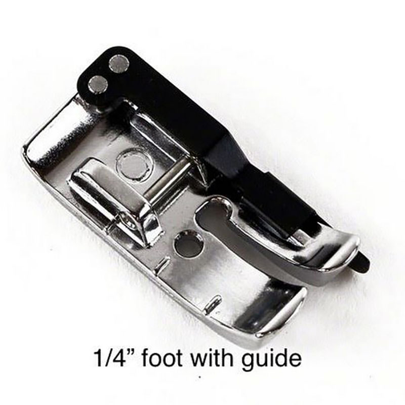 1/4" foot with guide for piecing