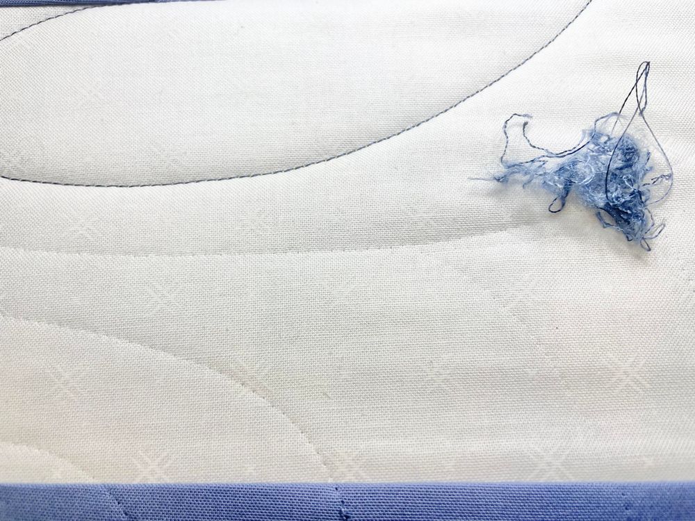 removing ripped stitches