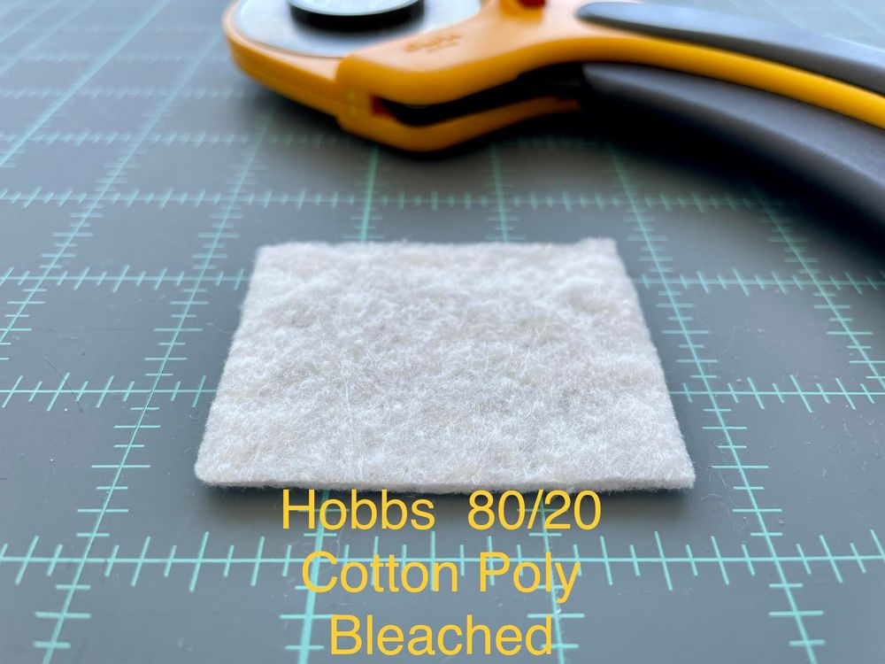 hobbs 80/20 cotton poly bleached
