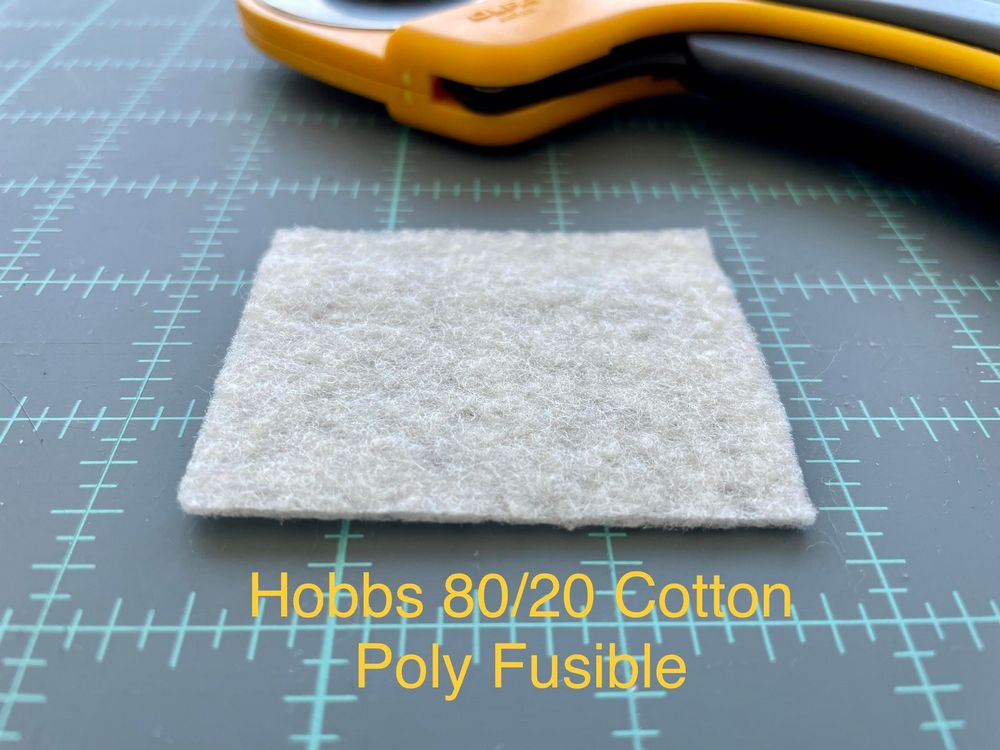 hobbs 80/20 cotton poly fusible