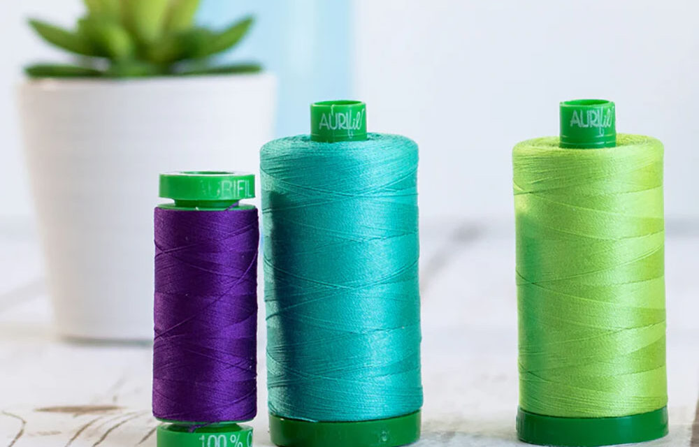 How is Aurifil thread made? (What is quilting thread made of?)